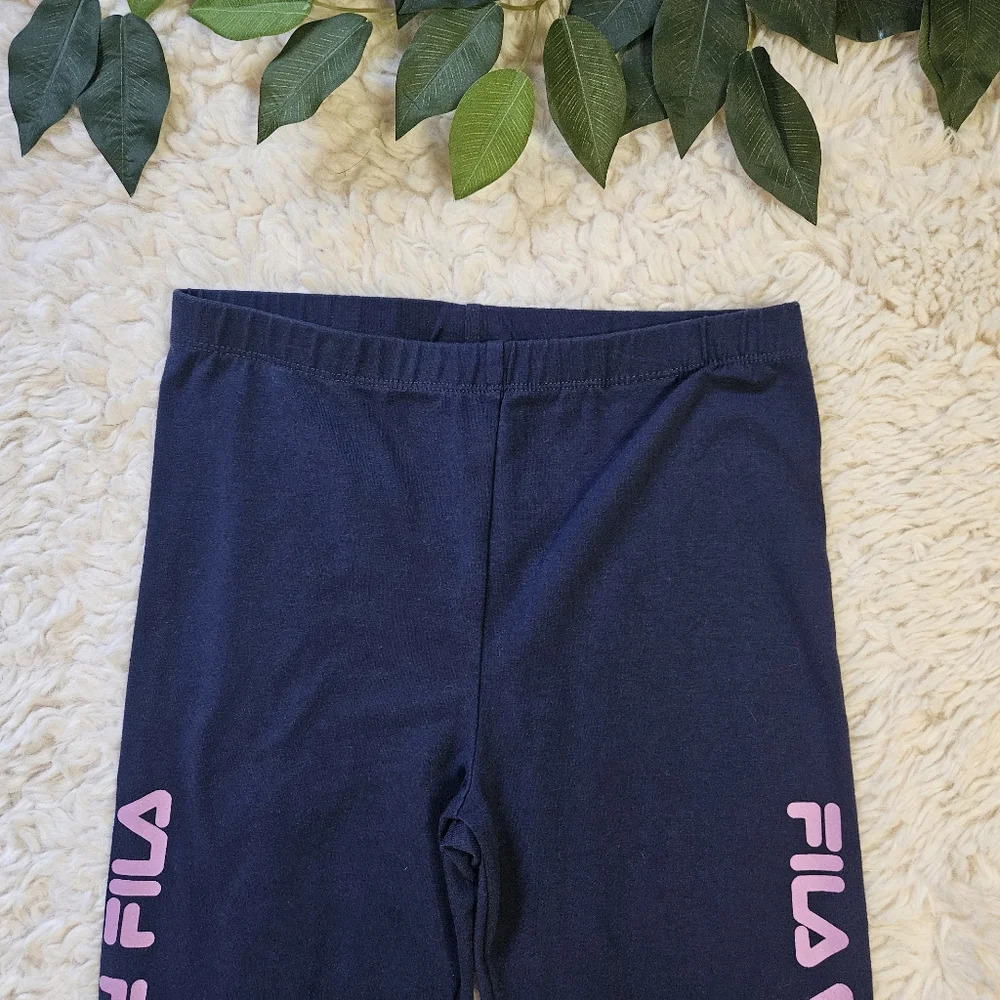 Fila Girls Classic Logo Leggings - Picture 2 of 7